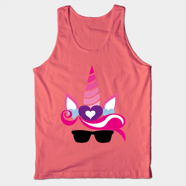 This unicorn is too cool for you Tank Top by JWTimney